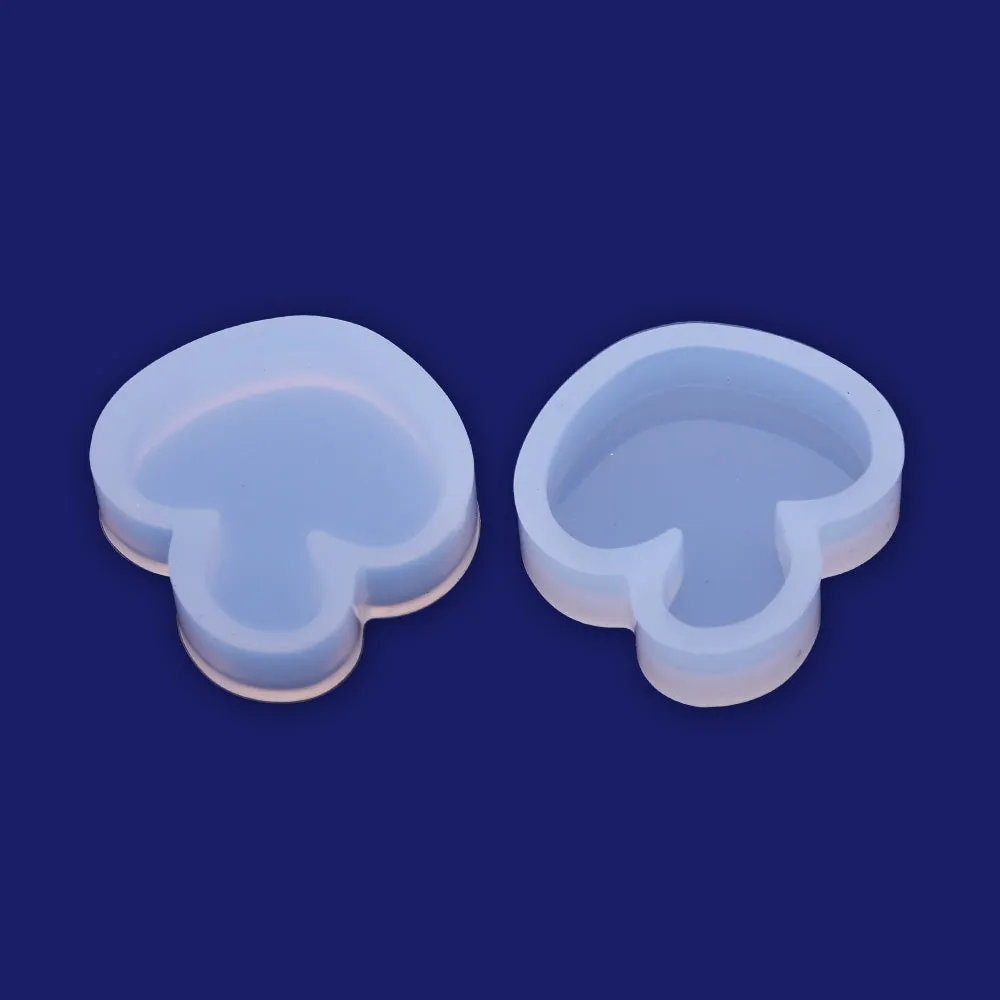 1 pcs Mushroom shape Crystal silicone mold pendant  31*30*7mm Jewellery Making  Cabochons for earrings pendant Resin Silicone Mould