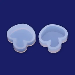 1 pcs Mushroom shape Crystal silicone mold pendant  31*30*7mm Jewellery Making  Cabochons for earrings pendant Resin Silicone Mould