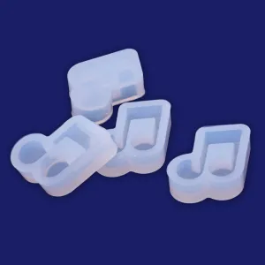 1 pcs Note Shape Crystal silicone mold pendant 26.5*20.5*7mm DIY Jewellery Making  Cabochons for earrings pendant Resin Silicone Mould