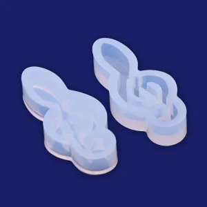 1 pcs Note Shape Crystal silicone mold pendant 42*18*7mm DIY Jewellery Making  Cabochons for earrings pendant Resin Silicone Mould
