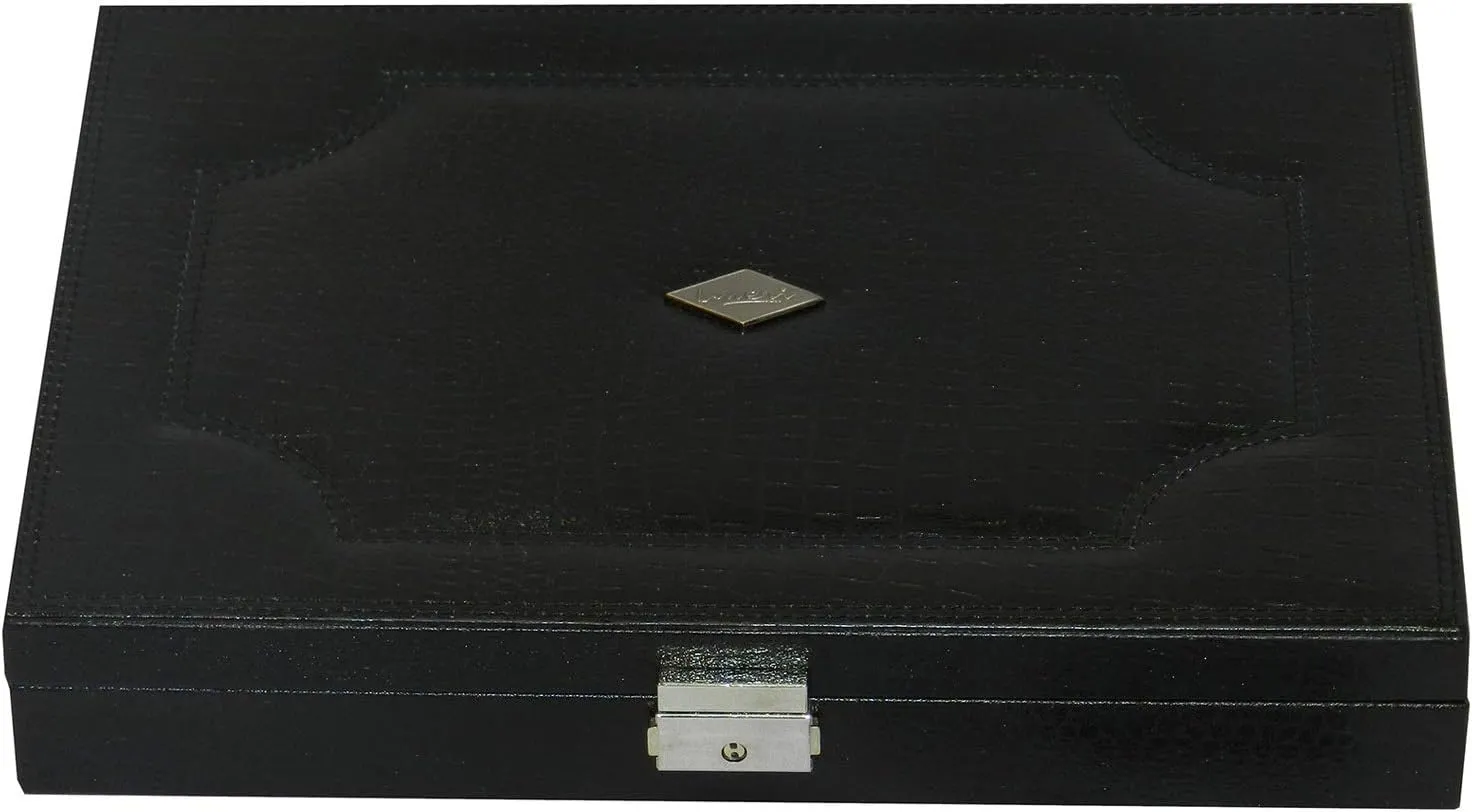 10 Pen Box, Cufflink Box, Ring Box Multipurpose Genuine Leather