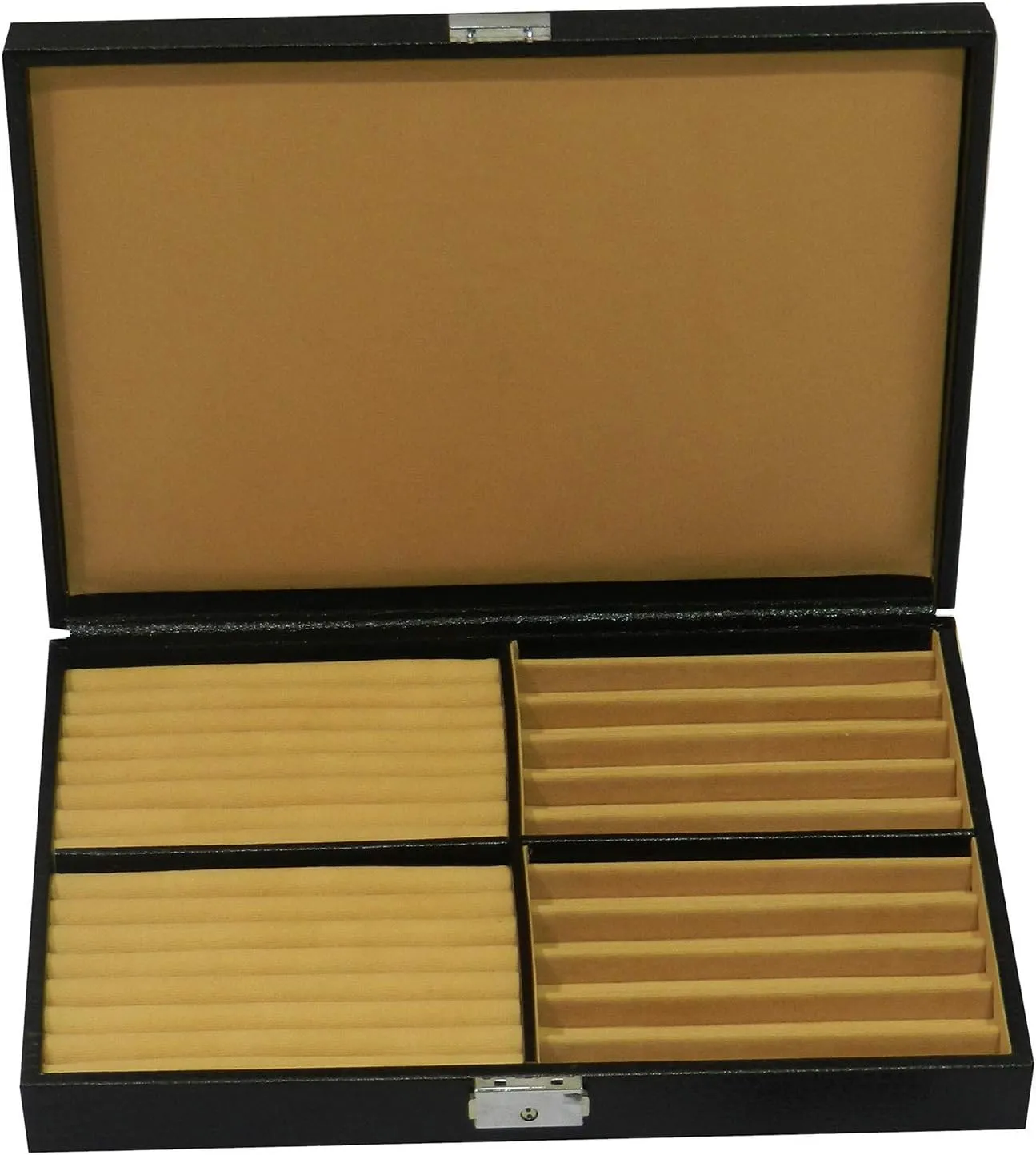 10 Pen Box, Cufflink Box, Ring Box Multipurpose Genuine Leather