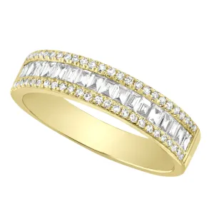 10k Gold 0.83ct Baguette Diamonds Eternity Ring - EXRG2024-1