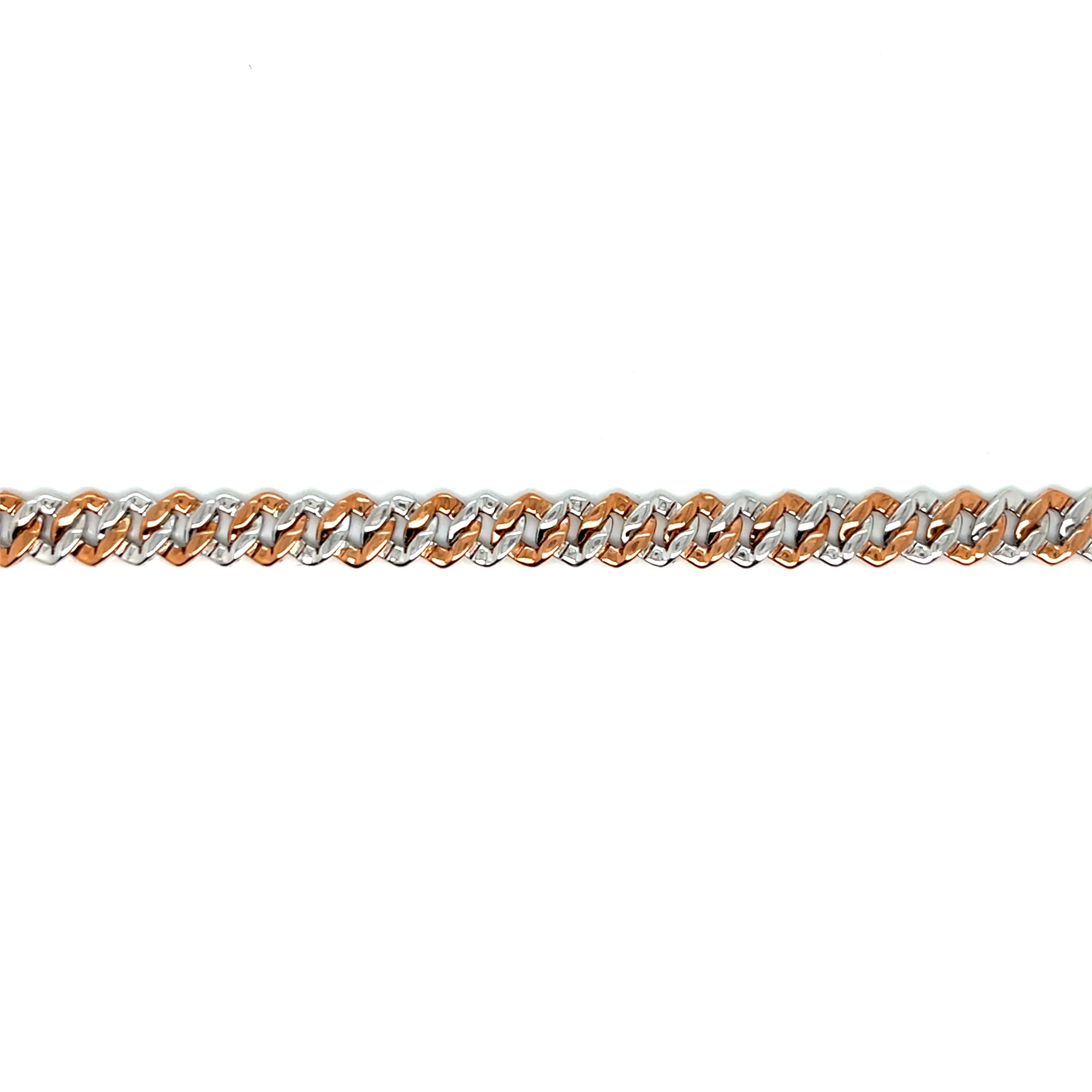 10k Gold 6.5mm with Natural Diamonds Miami Cuban Bracelets - SBR17266A
