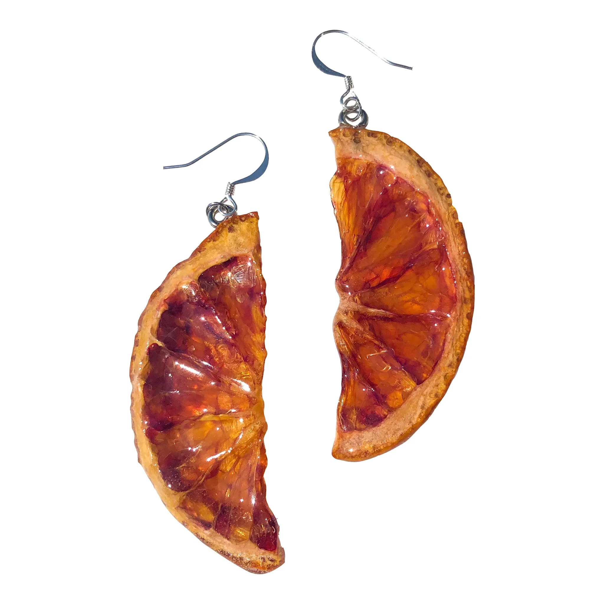1/2 Blood Orange Earrings