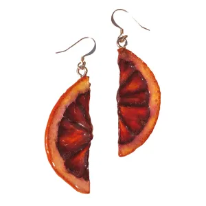 1/2 Blood Orange Earrings
