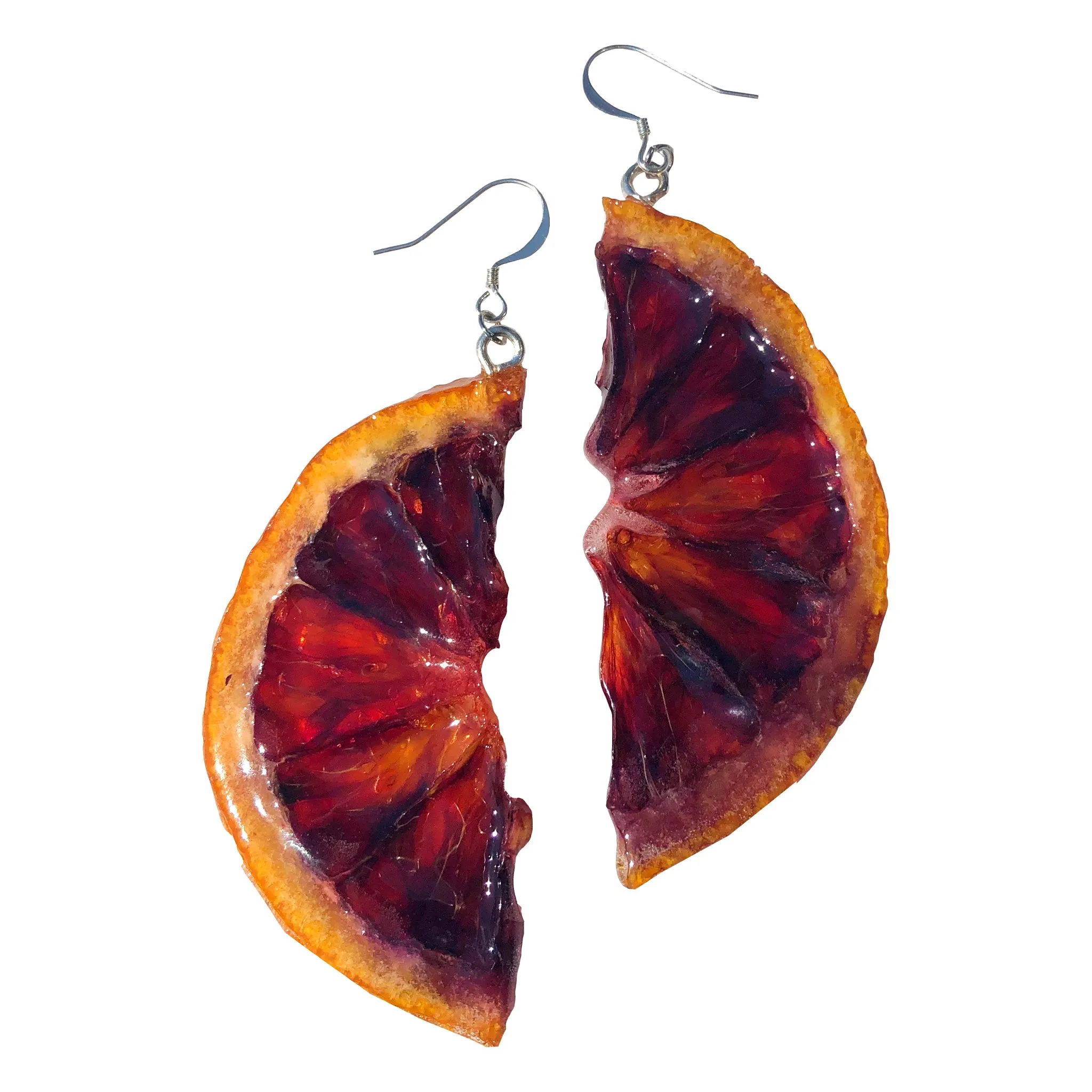 1/2 Blood Orange Earrings
