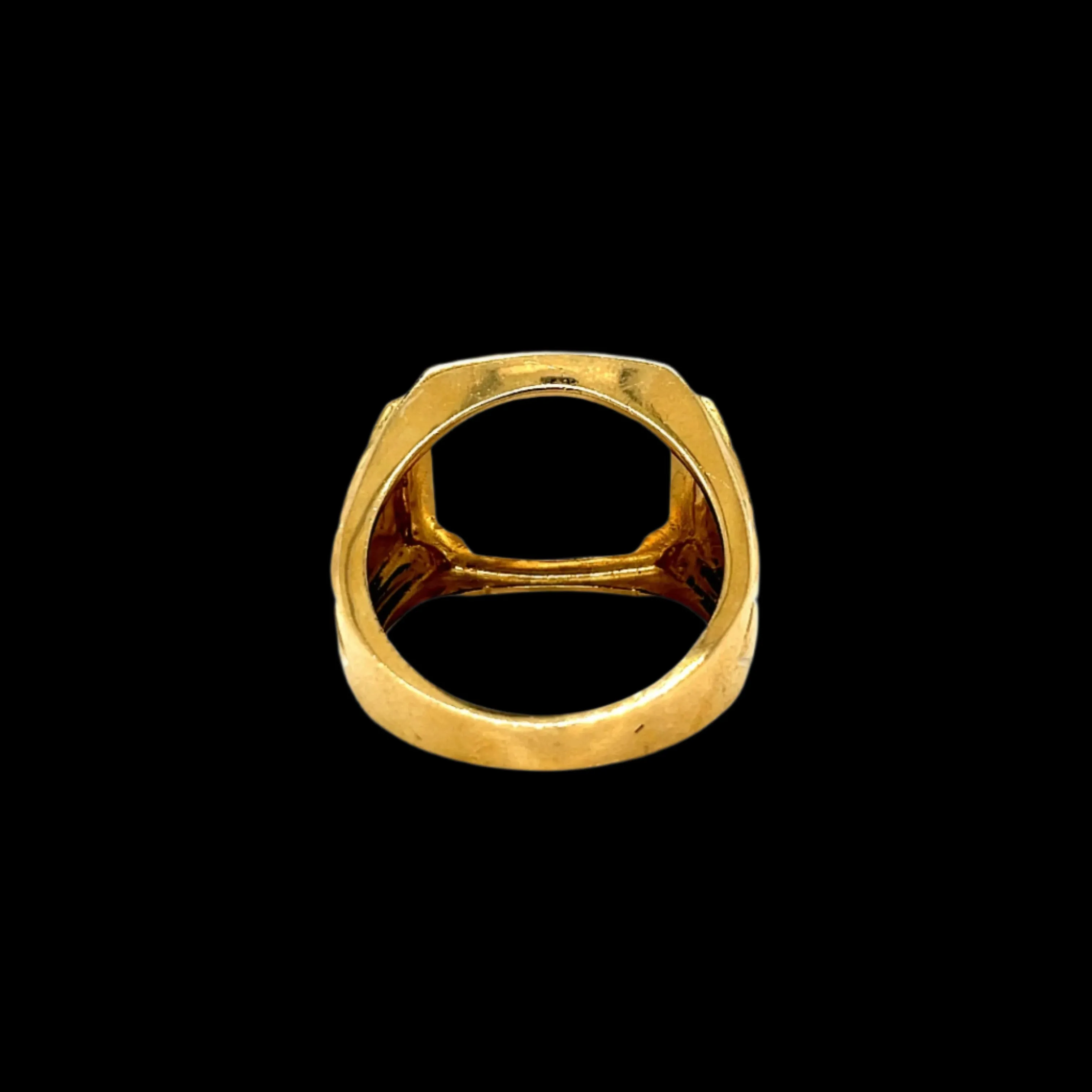 14K Gold Jesus Plain Ring