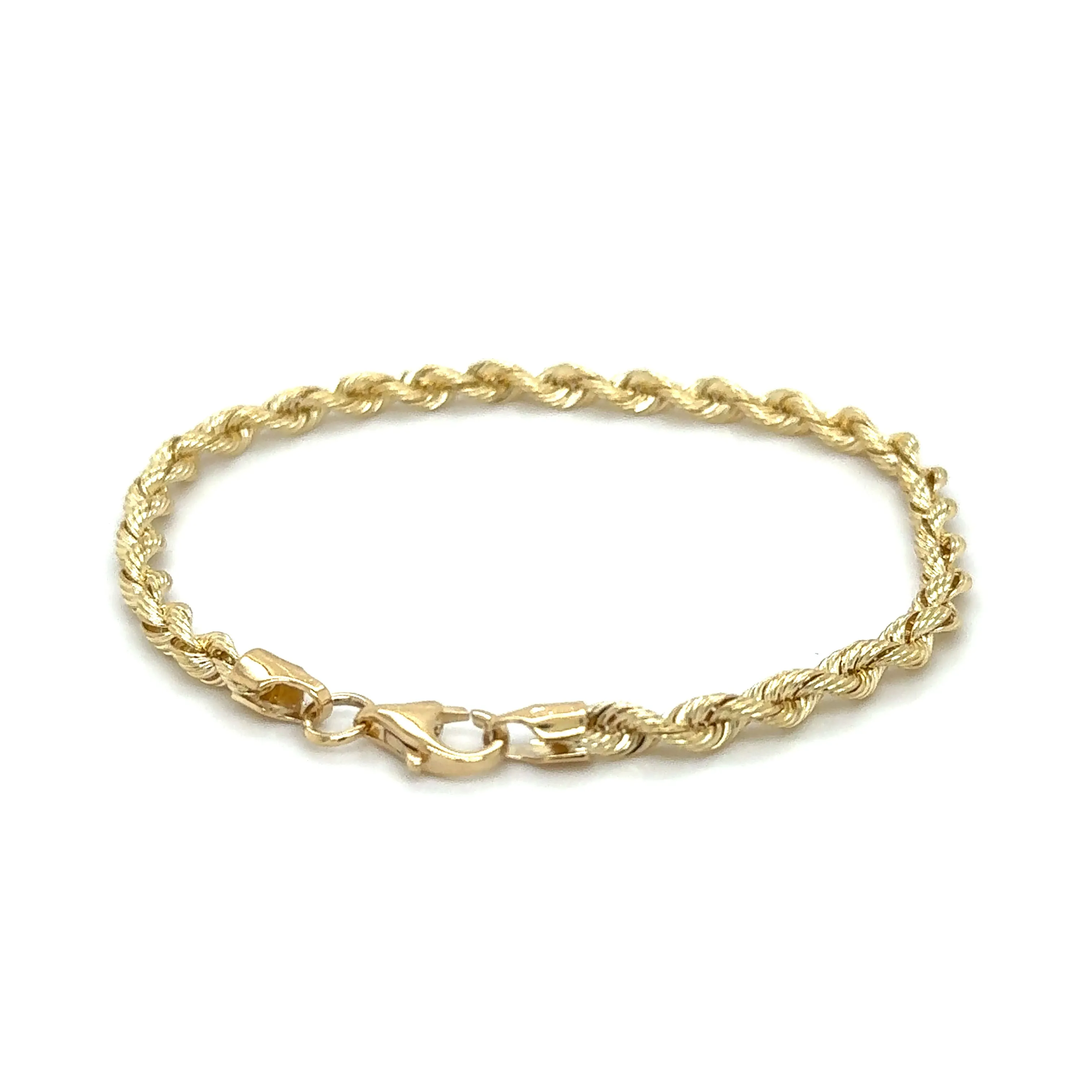 14K Gold Rope Bracelet