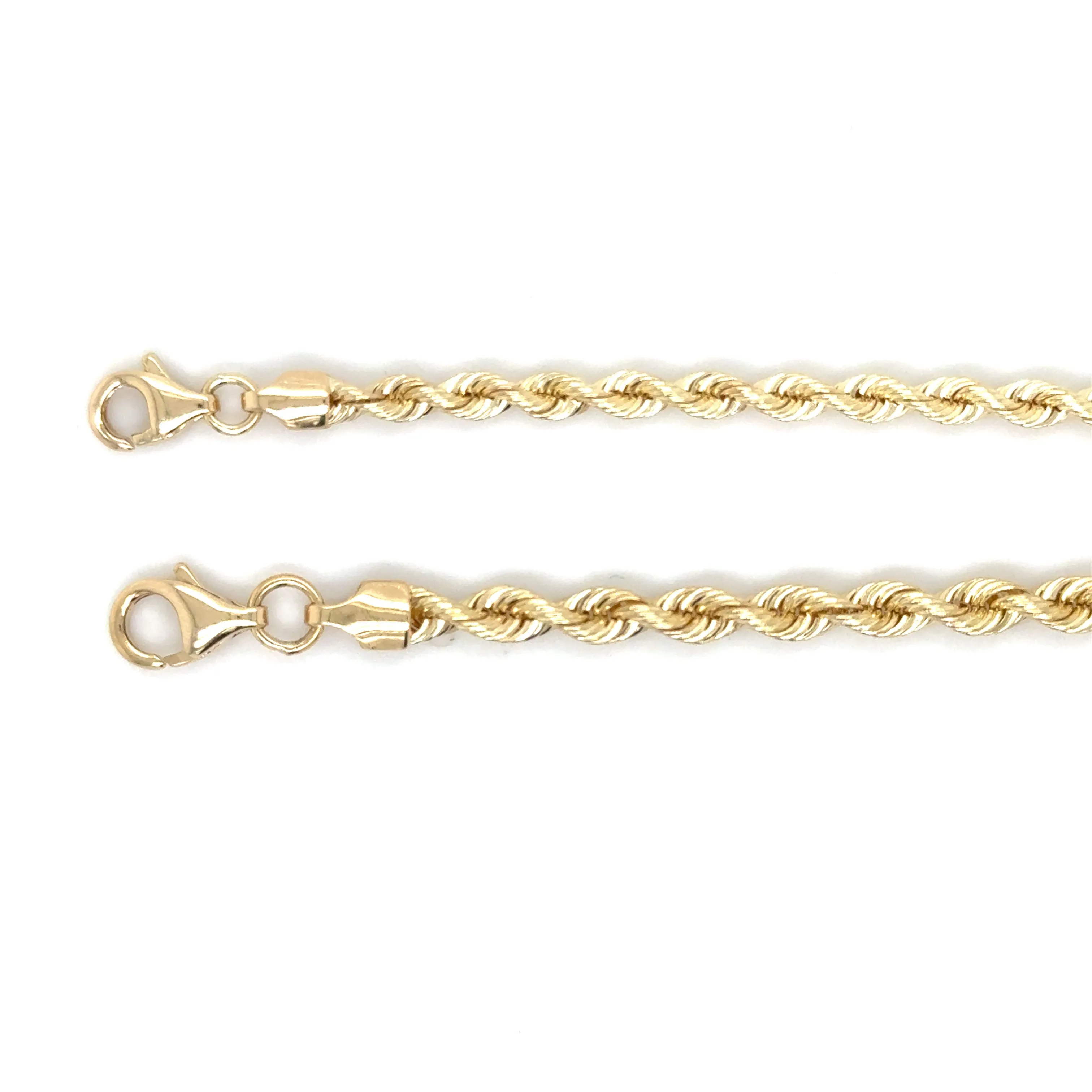 14K Gold Rope Bracelet