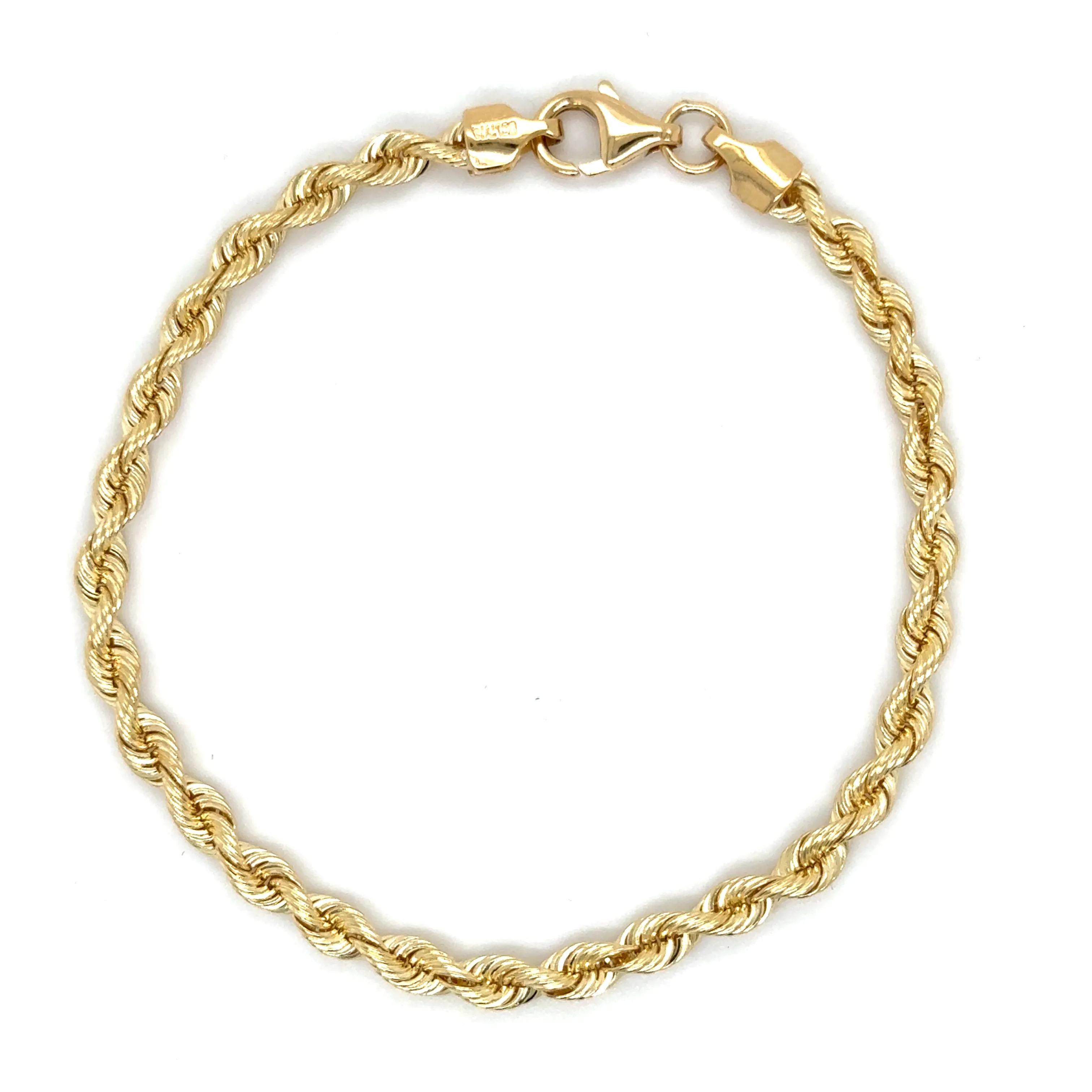 14K Gold Rope Bracelet