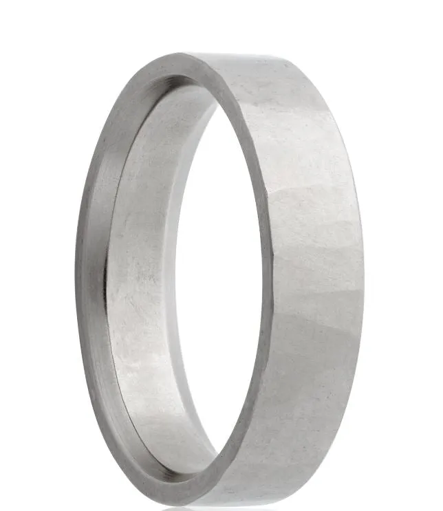 14K White Gold Band