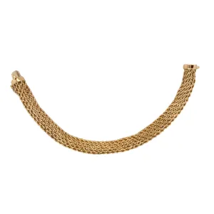 14K Yellow Gold  5 Row Rope Bracelet