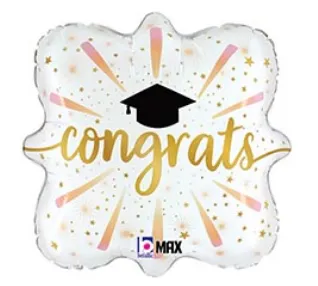 18" Congrats Grad Fireworks