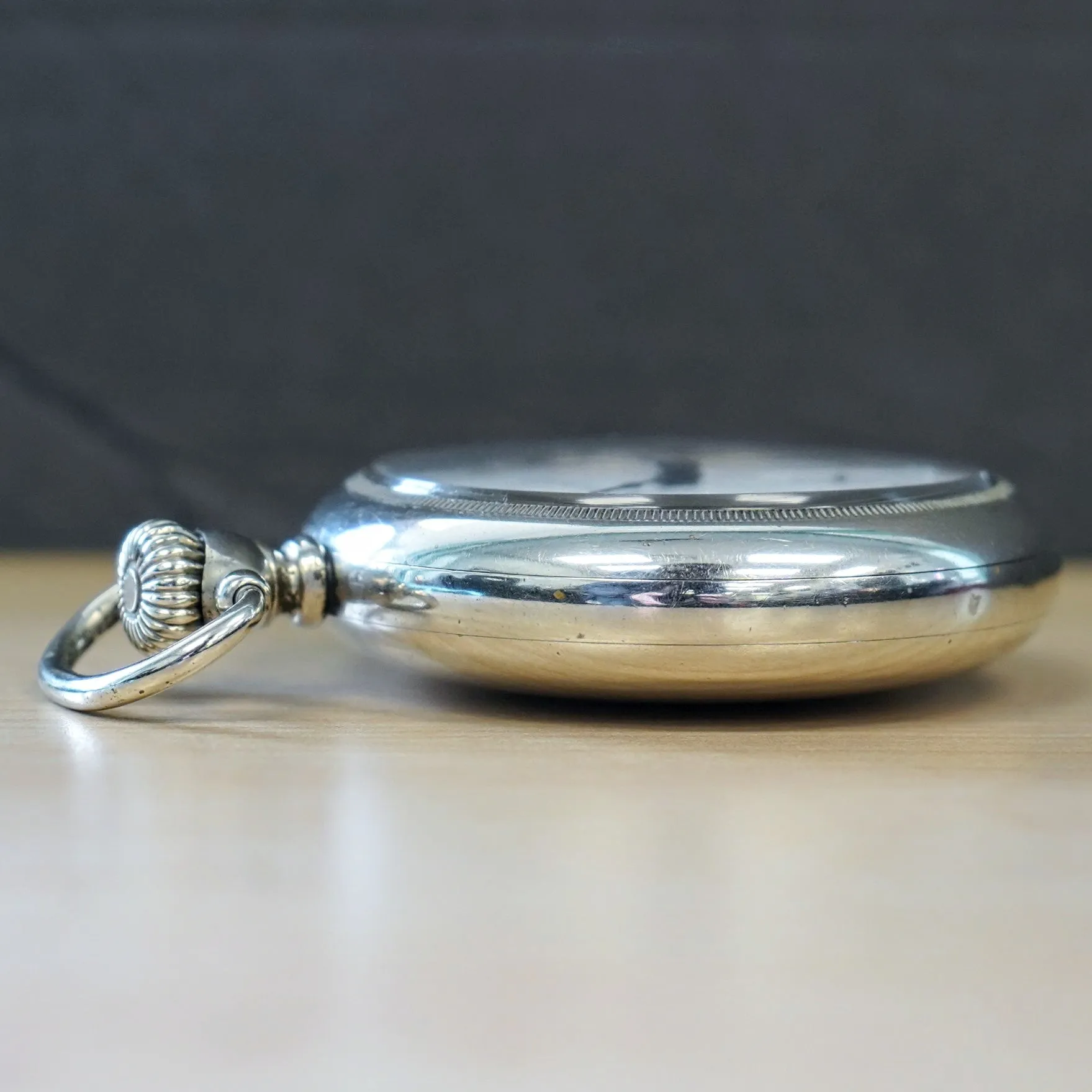1908 WASHINGTON Pocket Watch Openface 18s Liberty Bell Grade 69 by Illinois Watch Co. 17 Jewels