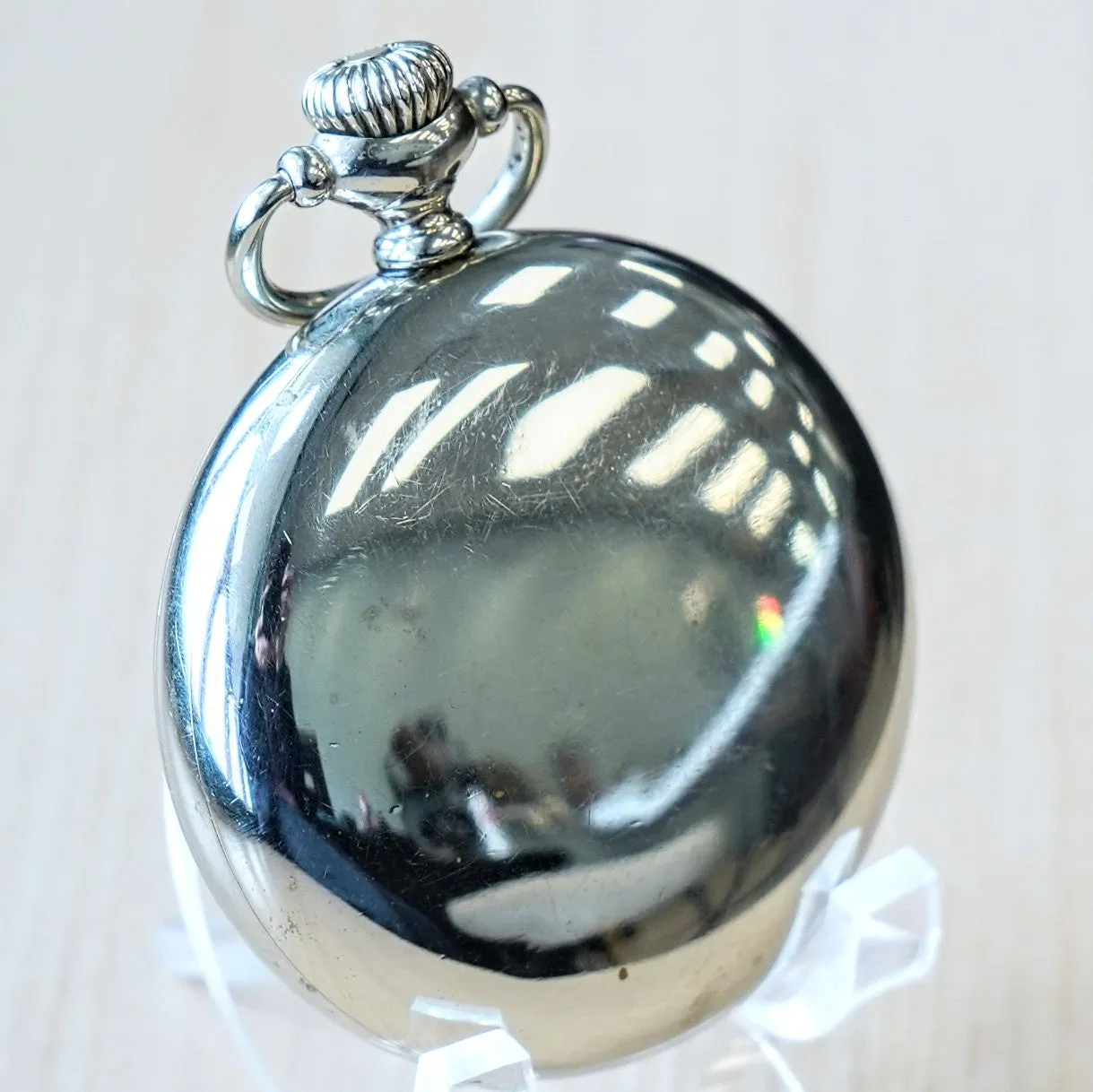 1908 WASHINGTON Pocket Watch Openface 18s Liberty Bell Grade 69 by Illinois Watch Co. 17 Jewels