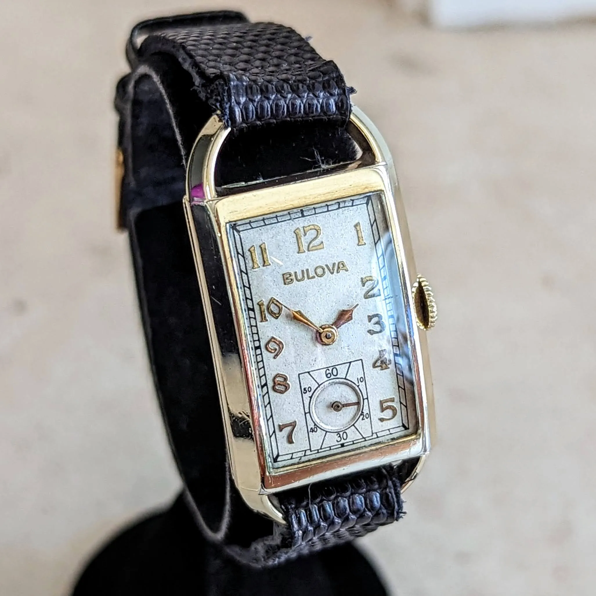 1935 BULOVA American Eagle “A” Wristwatch 21 Jewels Cal. 7AP U.S.A. Watch