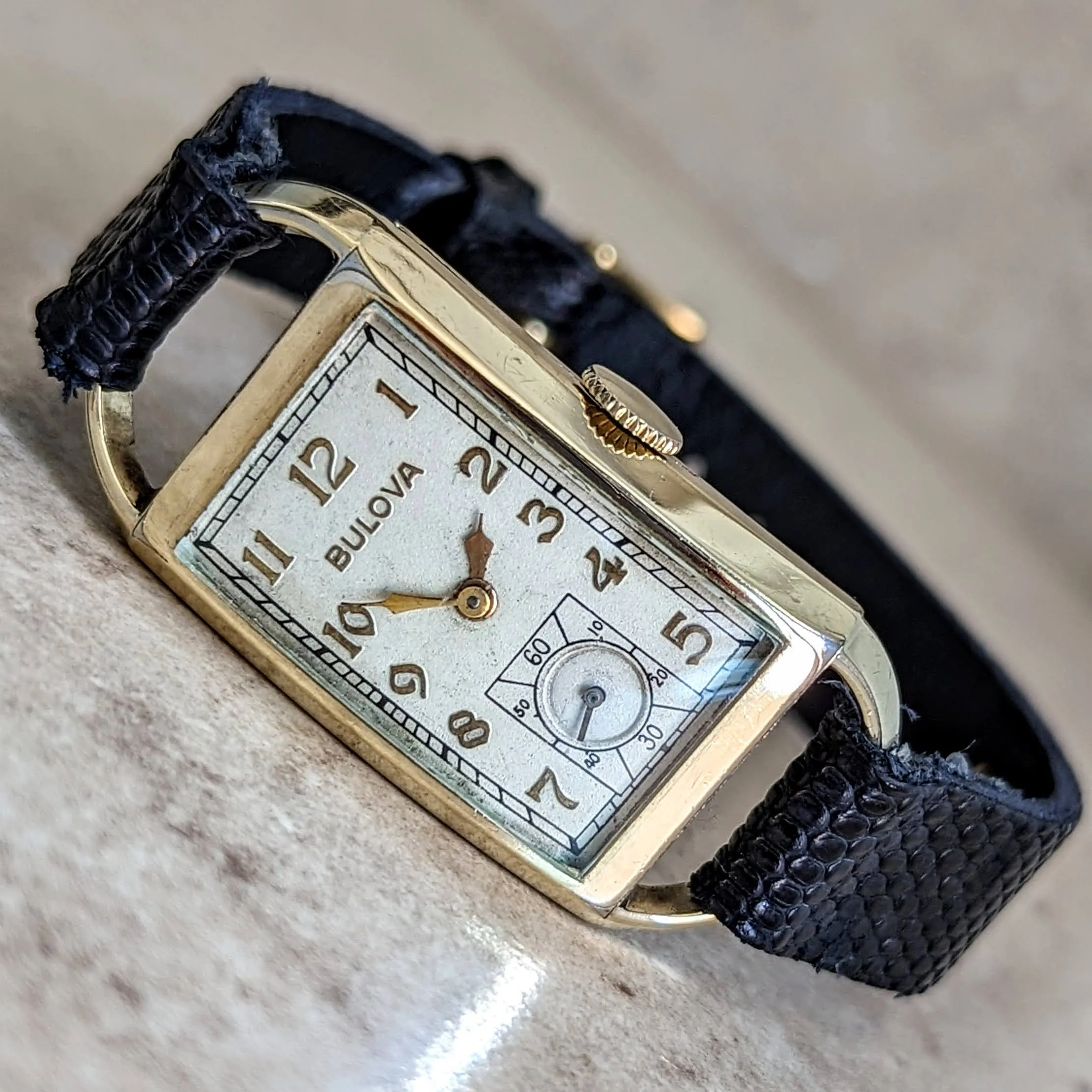 1935 BULOVA American Eagle “A” Wristwatch 21 Jewels Cal. 7AP U.S.A. Watch