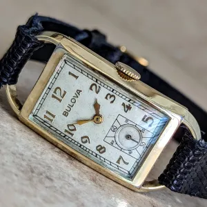 1935 BULOVA American Eagle “A” Wristwatch 21 Jewels Cal. 7AP U.S.A. Watch