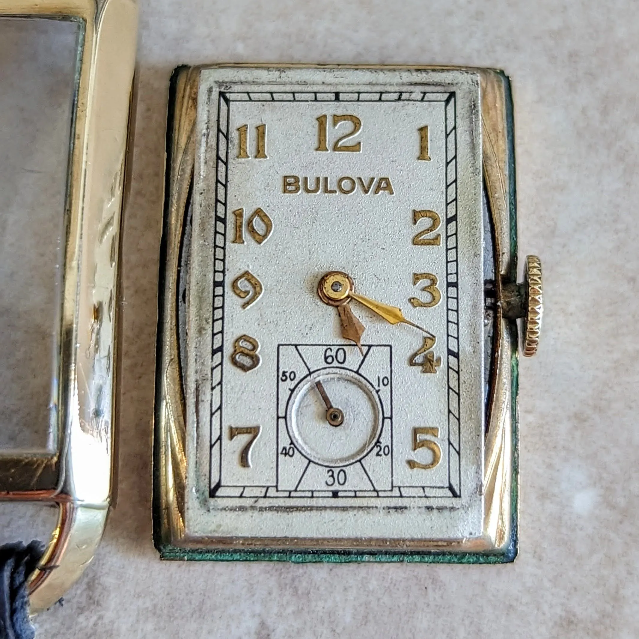 1935 BULOVA American Eagle “A” Wristwatch 21 Jewels Cal. 7AP U.S.A. Watch