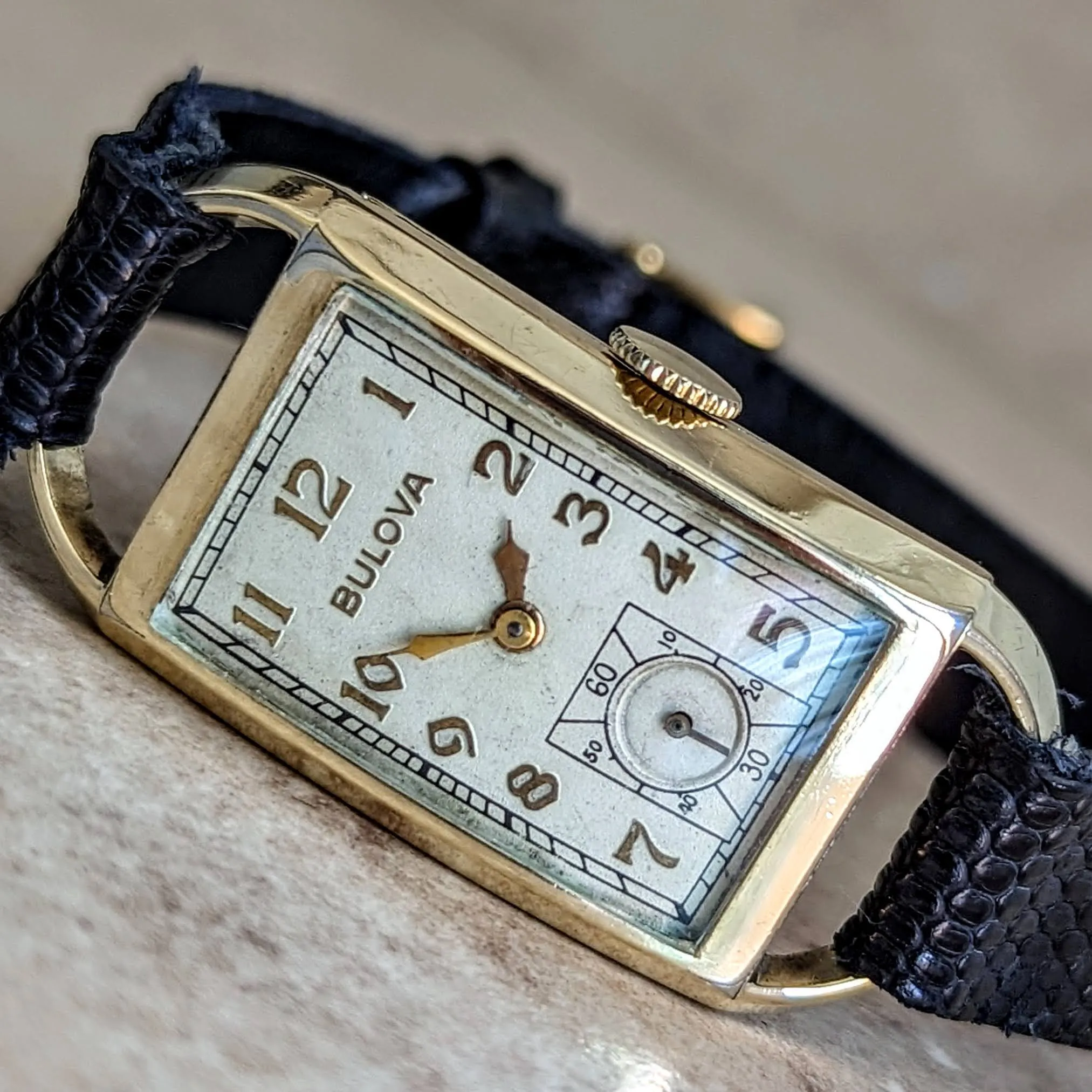 1935 BULOVA American Eagle “A” Wristwatch 21 Jewels Cal. 7AP U.S.A. Watch