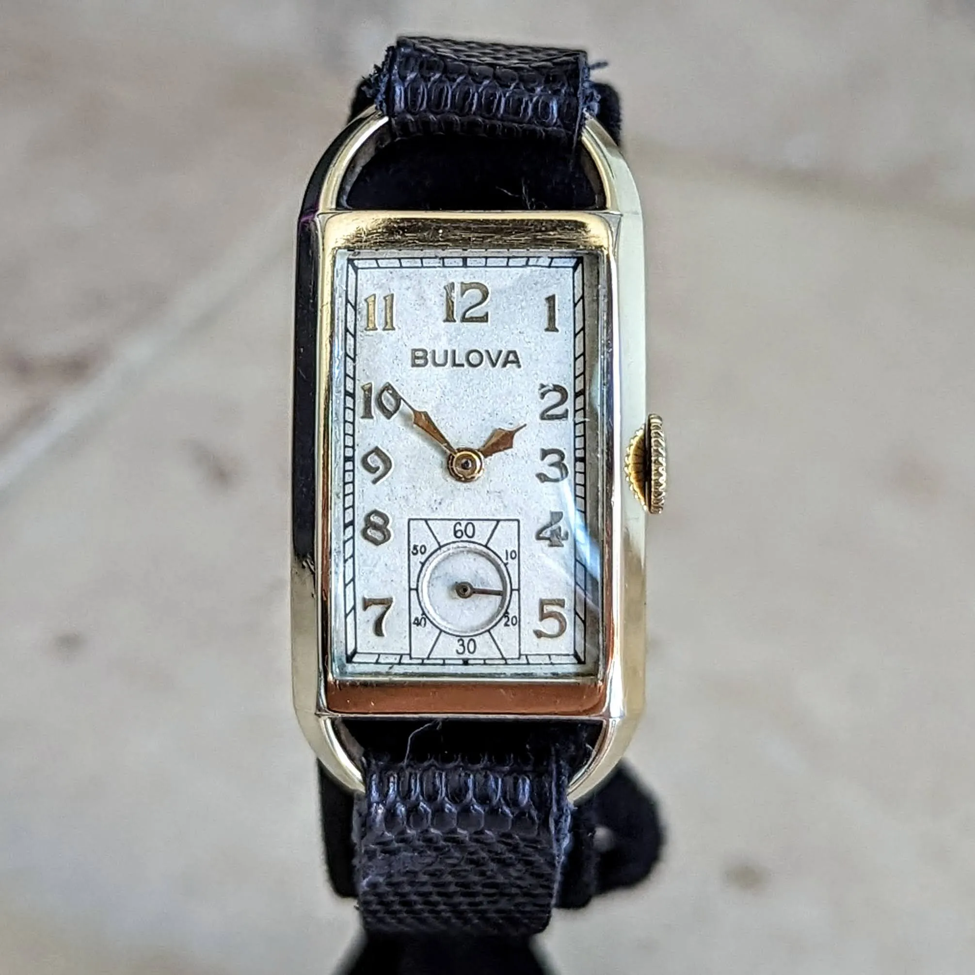 1935 BULOVA American Eagle “A” Wristwatch 21 Jewels Cal. 7AP U.S.A. Watch