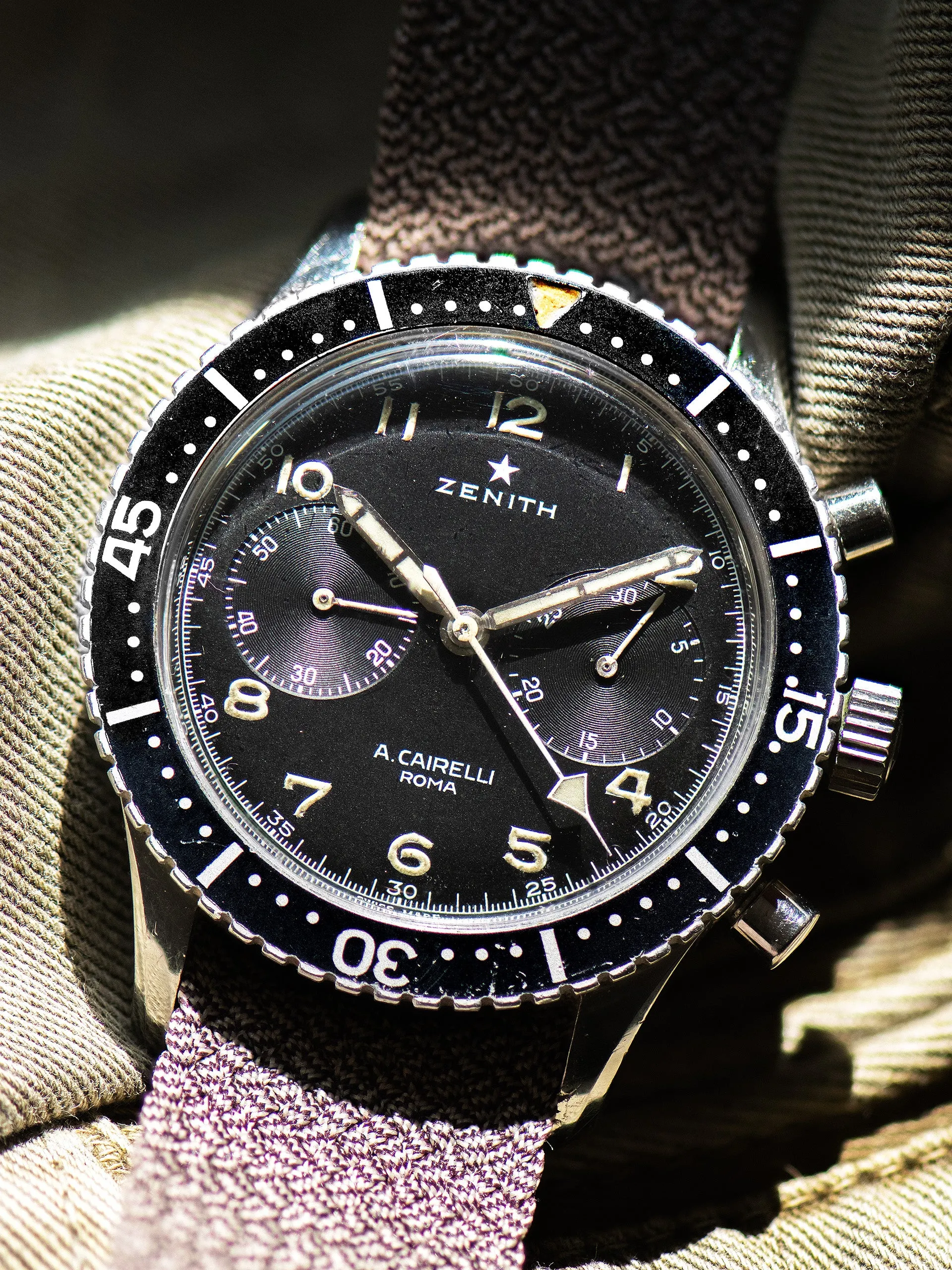 1960s Zenith Cronometro Tipo CP-2 "A. Cairelli" Issued To The Italian Air-Force