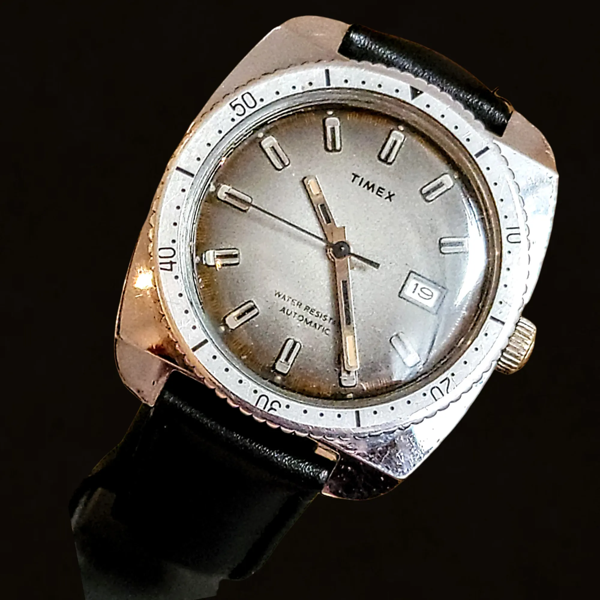 1975 TIMEX Viscount Automatic Watch Date Indicator Cal. M32