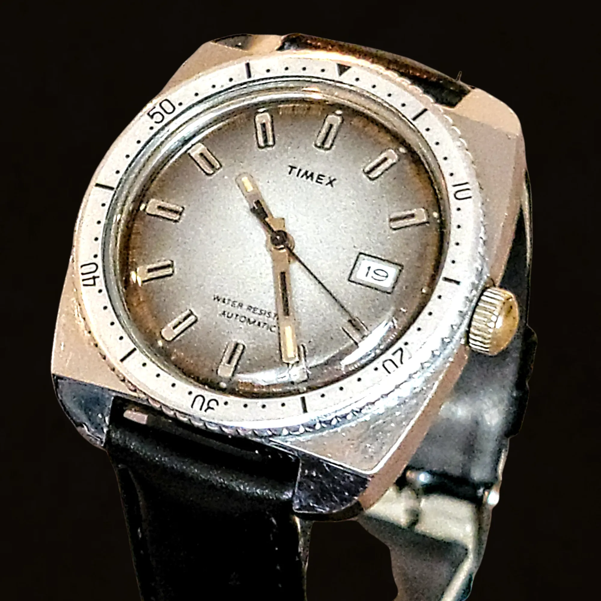 1975 TIMEX Viscount Automatic Watch Date Indicator Cal. M32