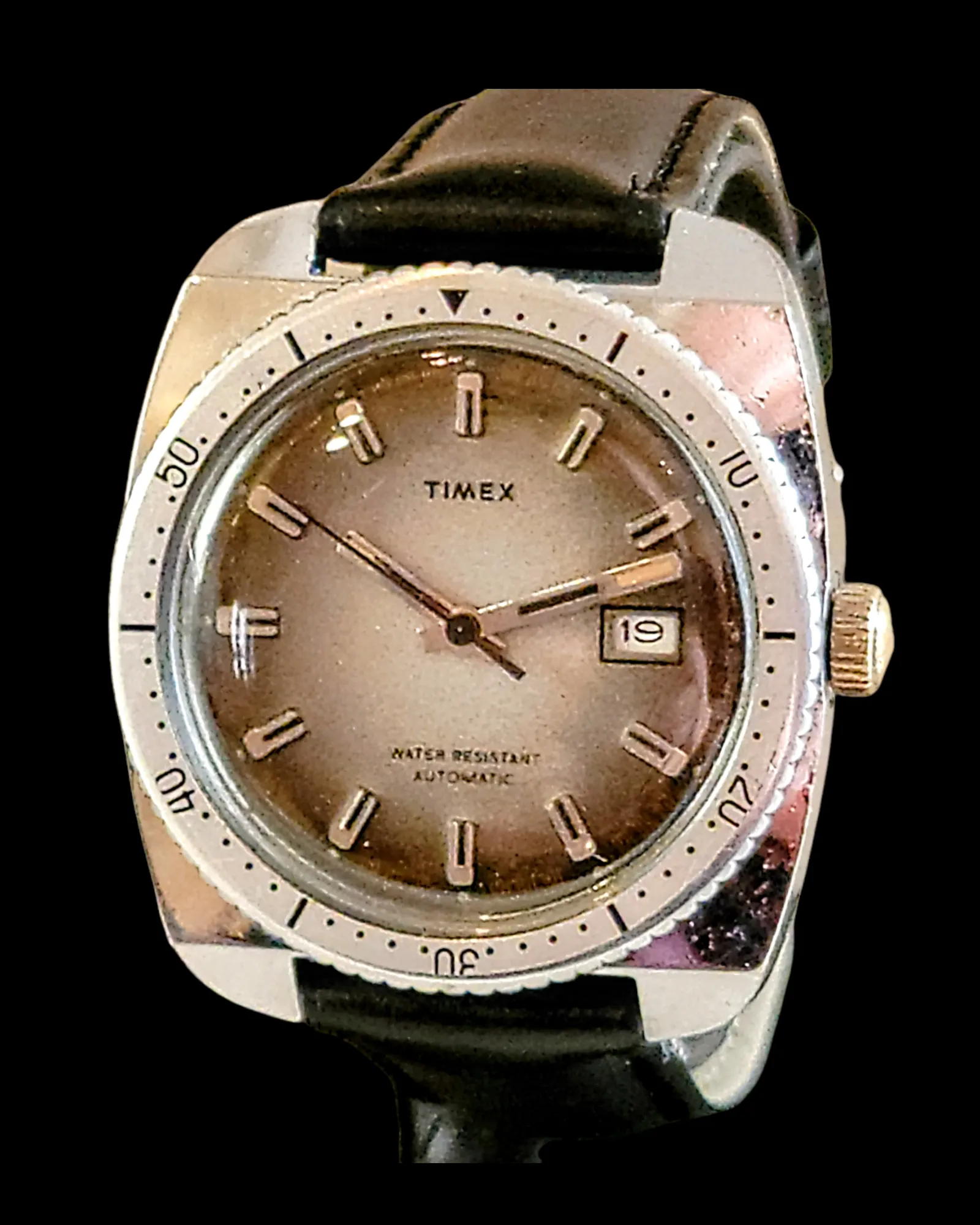 1975 TIMEX Viscount Automatic Watch Date Indicator Cal. M32
