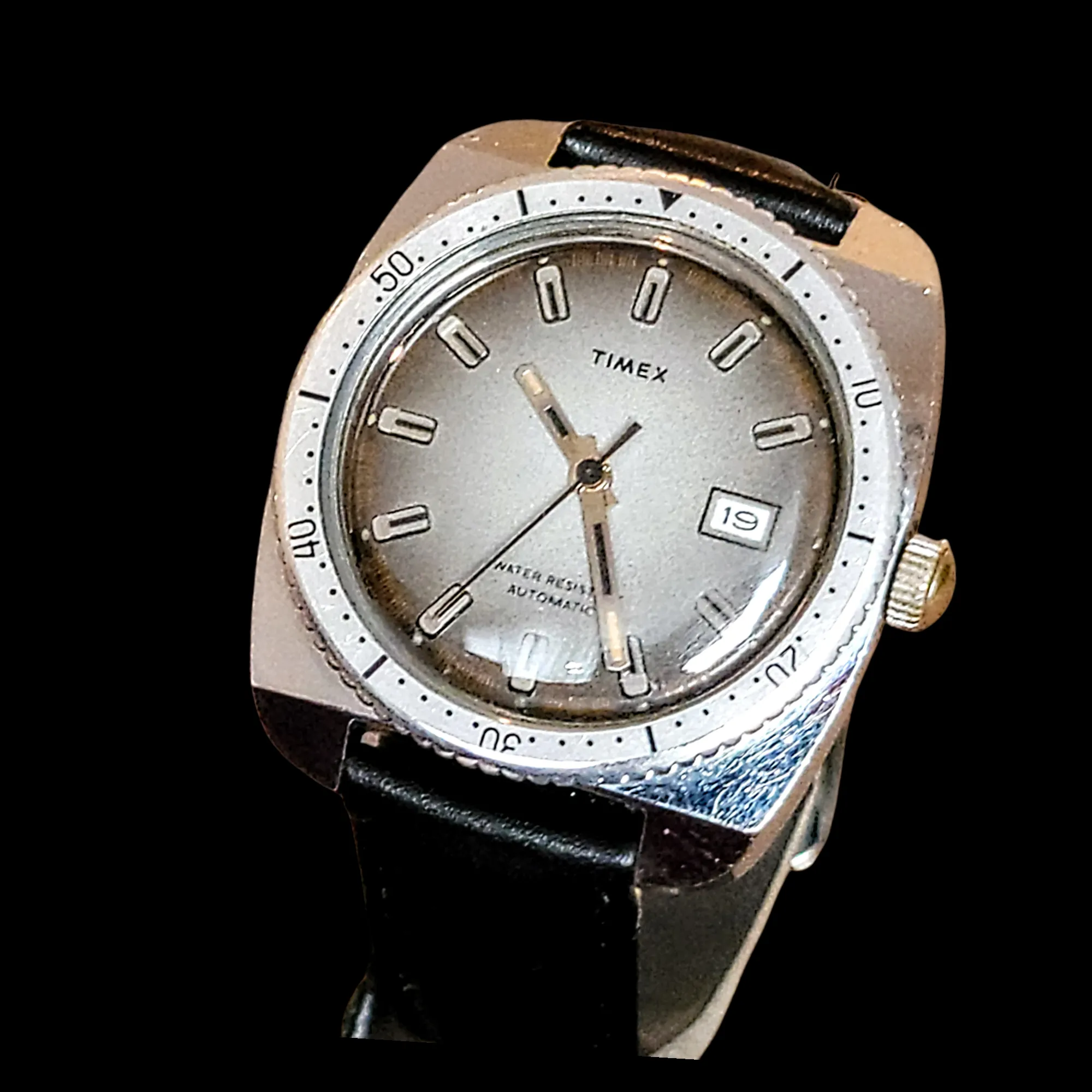 1975 TIMEX Viscount Automatic Watch Date Indicator Cal. M32