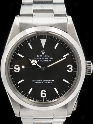 1987 Rolex Explorer I (Ref. 1016) "R Serial"