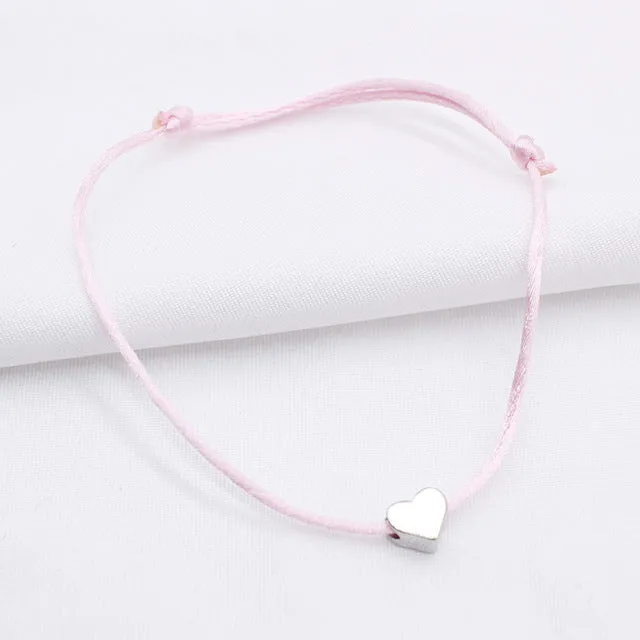 2019 new Lucky Heart star Bracelet For Women Children Red color Rope String Adjustable Handmade Bracelet Jewelry simple Bracelet