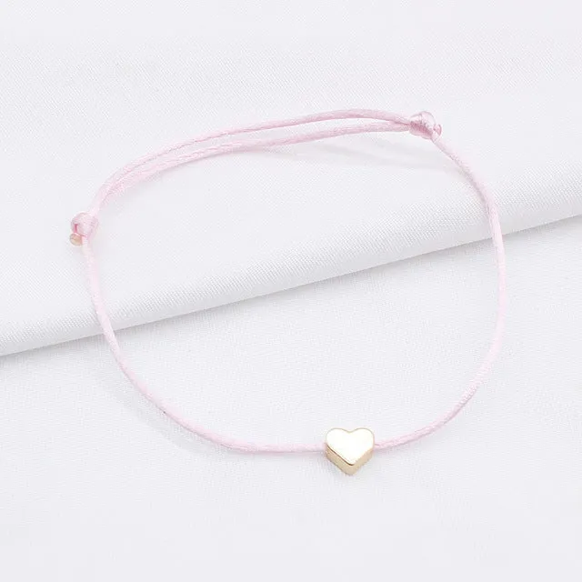 2019 new Lucky Heart star Bracelet For Women Children Red color Rope String Adjustable Handmade Bracelet Jewelry simple Bracelet
