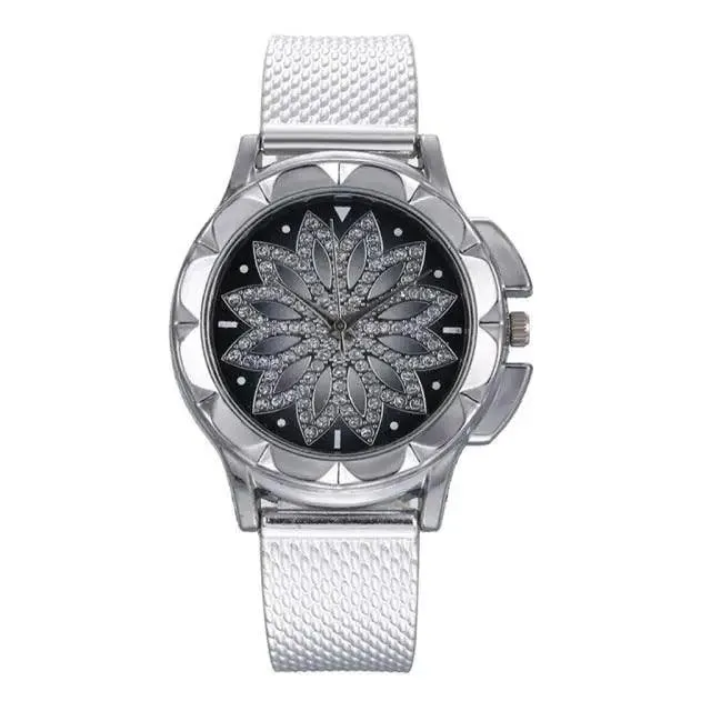 2021 Luxury Fashion steel belt Fancy Digital dial watch for women - Stylish Watches for women gift