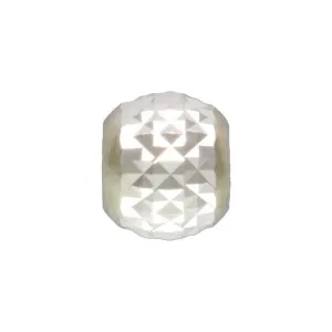 2.5mm Pyramid Cut Bead 1.2mm Hole, Sterling Silver. Made in USA. #5004625P