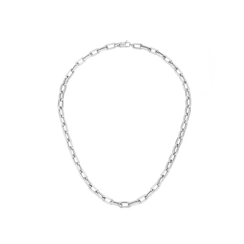 5.3mm Italian Chain Link Necklace in Sterling Silver