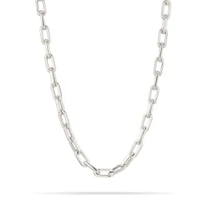 5.3mm Italian Chain Link Necklace in Sterling Silver