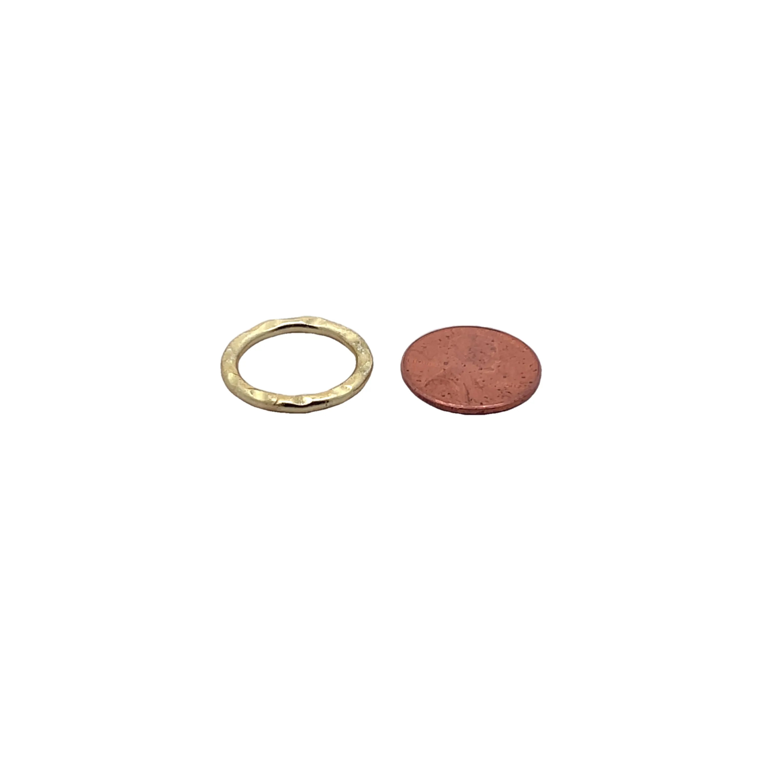 A Pack of Hammered Rings, Copper, Brass and Gunmetal Hoops-Rings, Rings/Circles Available in Seven Size and Four Colors.