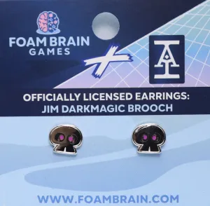 Acquisitions Inc Stud Earrings: Jim Darkmagic Brooch