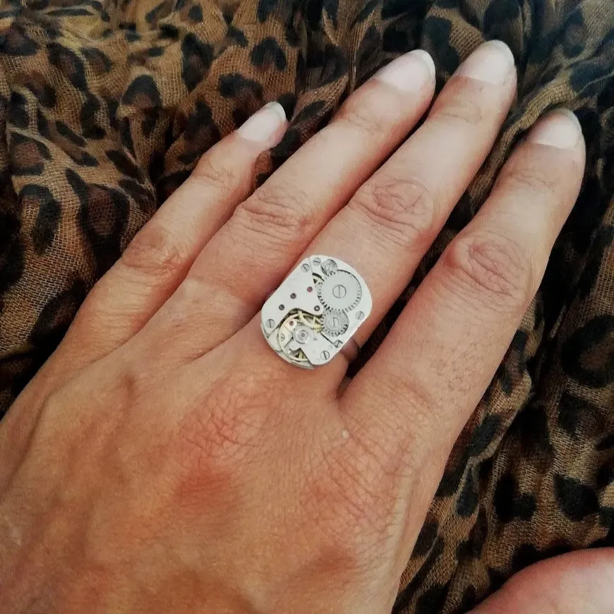 Adjustable Timepiece Rings