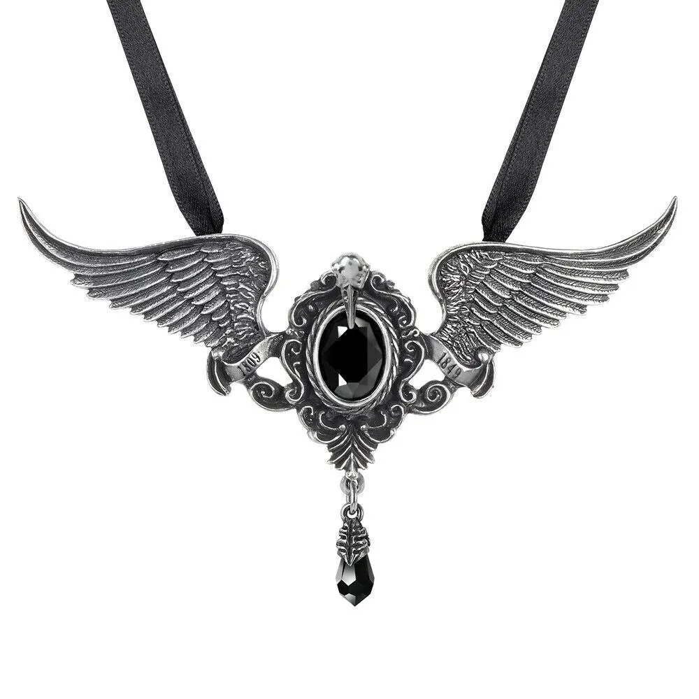 Alchemy Gothic Choker Necklaces YOU CHOOSE STYLE Heart Bat Skulls