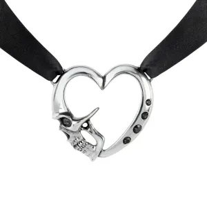 Alchemy Gothic Choker Necklaces YOU CHOOSE STYLE Heart Bat Skulls