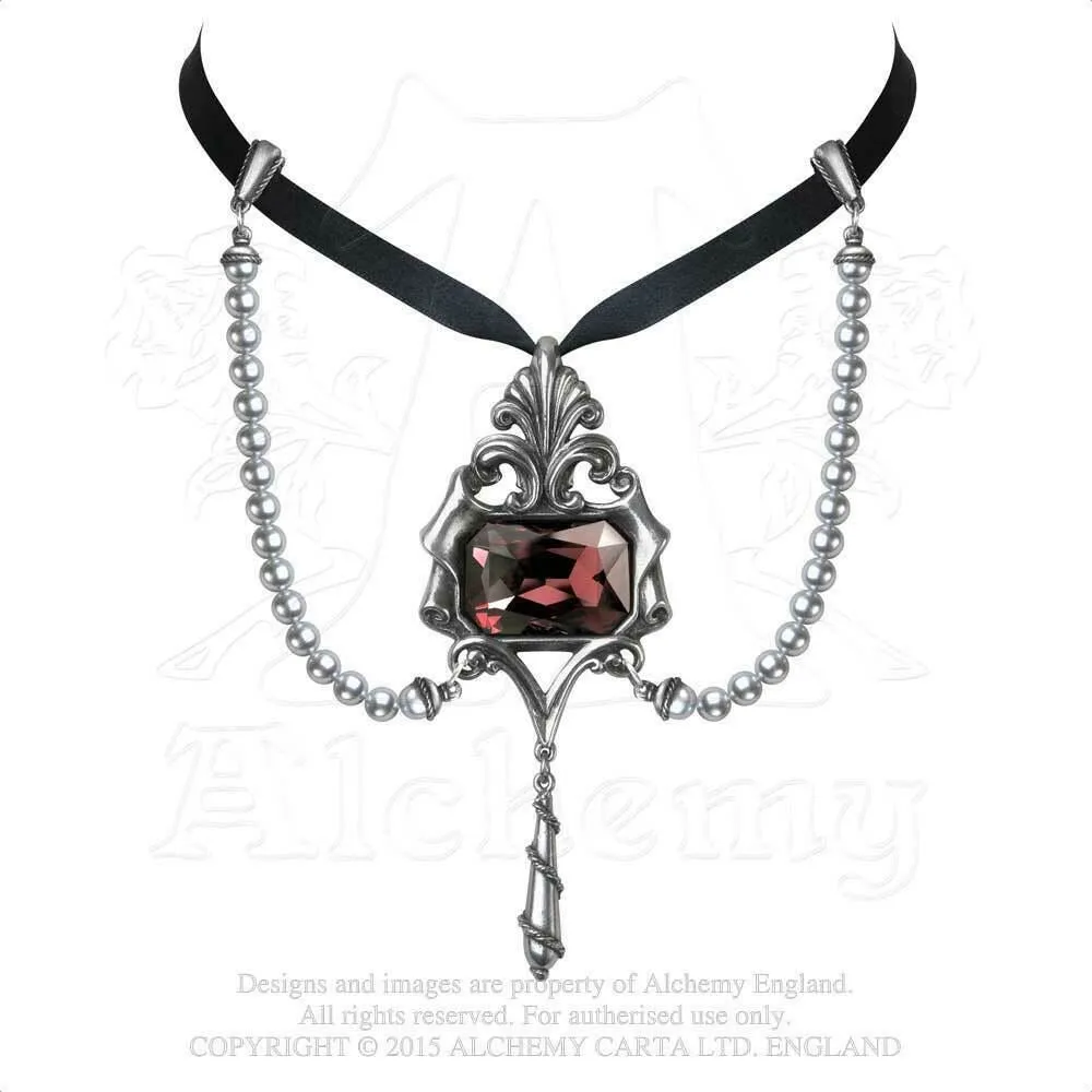 Alchemy Gothic Choker Necklaces YOU CHOOSE STYLE Heart Bat Skulls