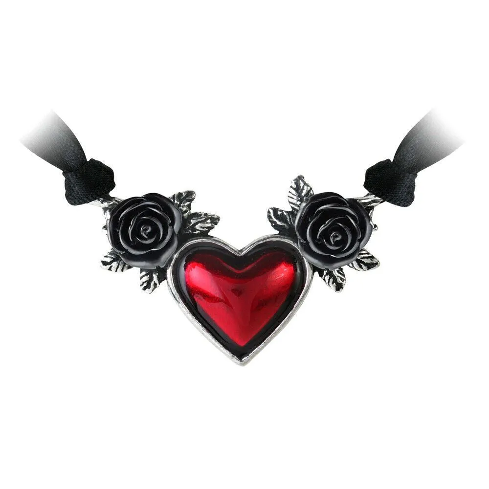Alchemy Gothic Choker Necklaces YOU CHOOSE STYLE Heart Bat Skulls