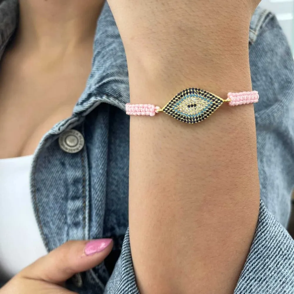 Almond Blue Eye Handmade Bracelet