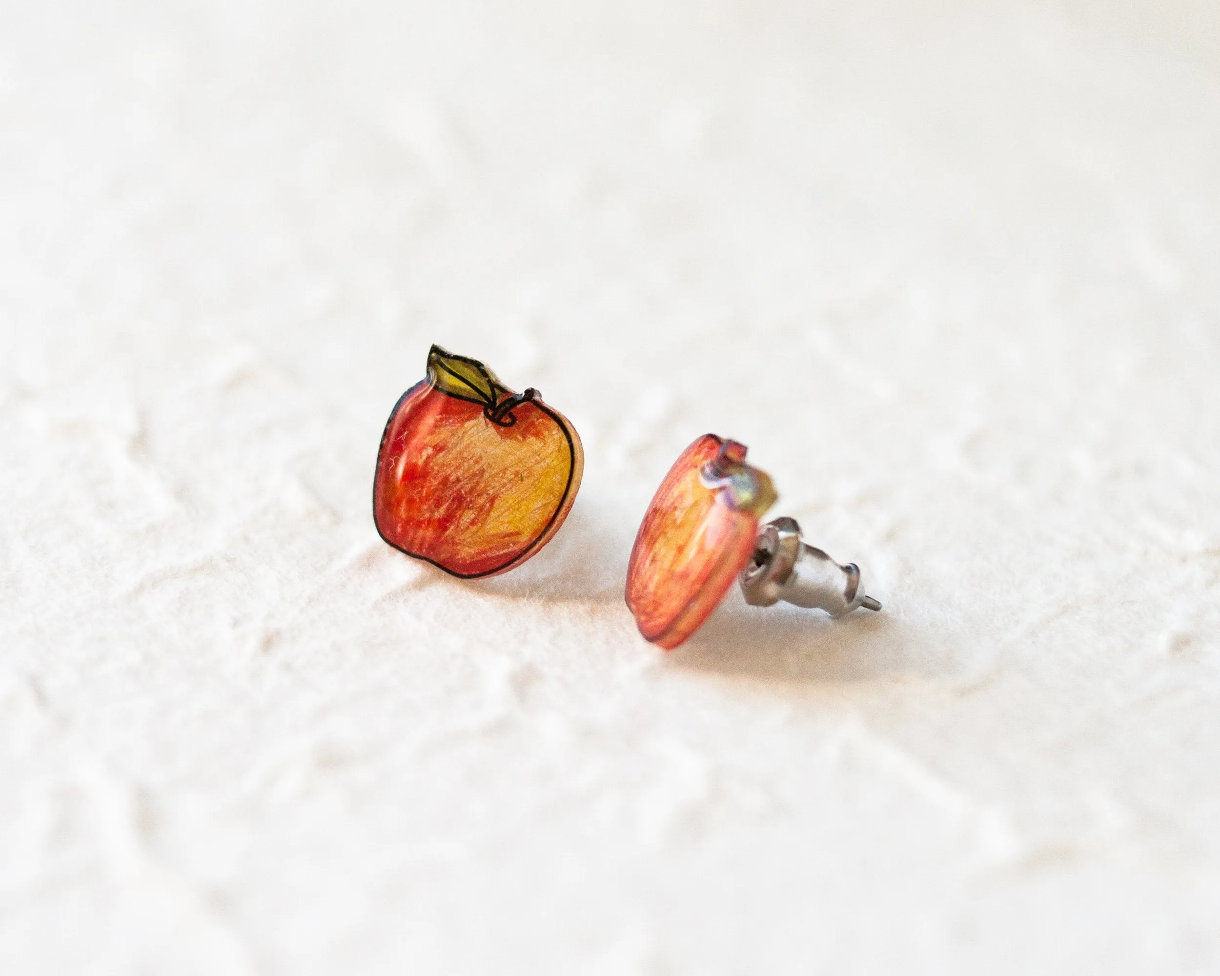 Apple Stud Earrings