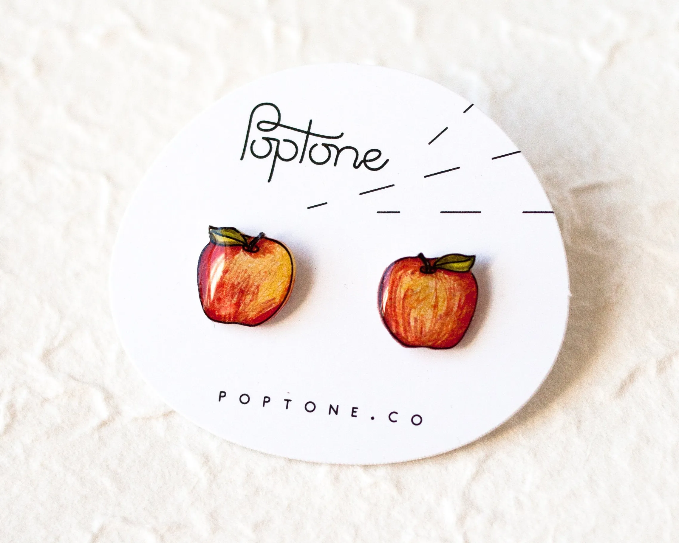 Apple Stud Earrings
