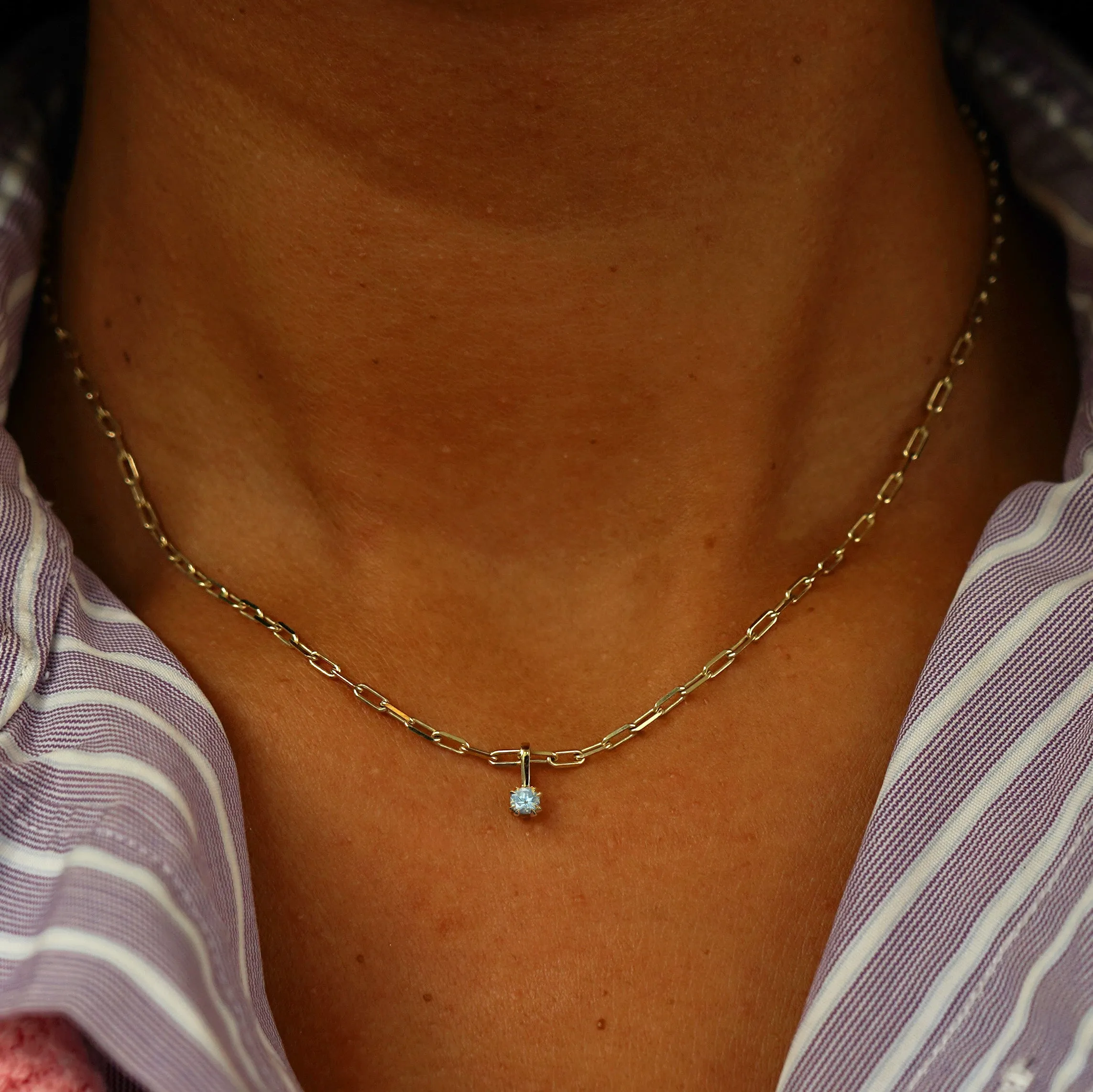Aquamarine Charm