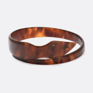 Art Deco Tortoiseshell Serpent Bangle